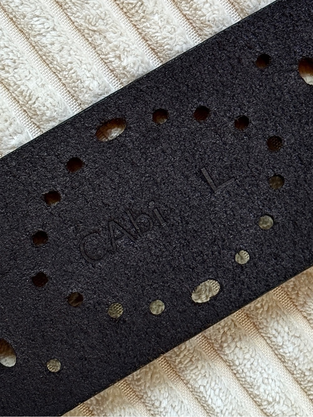 CAbi Perforated Leather Western Belt - Picture 5 of 5